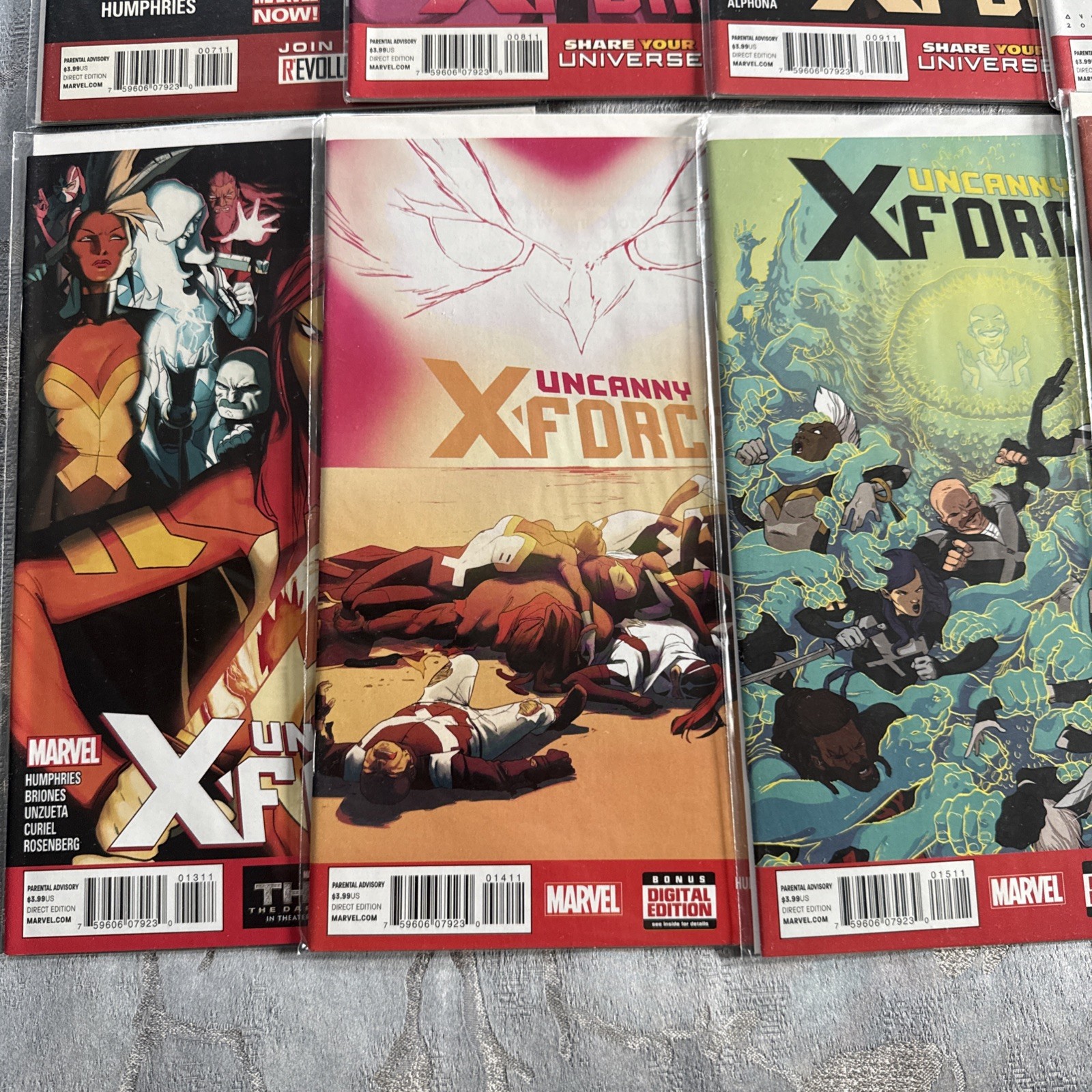 UNCANNY X-FORCE 1-17 Humphries Complete Set