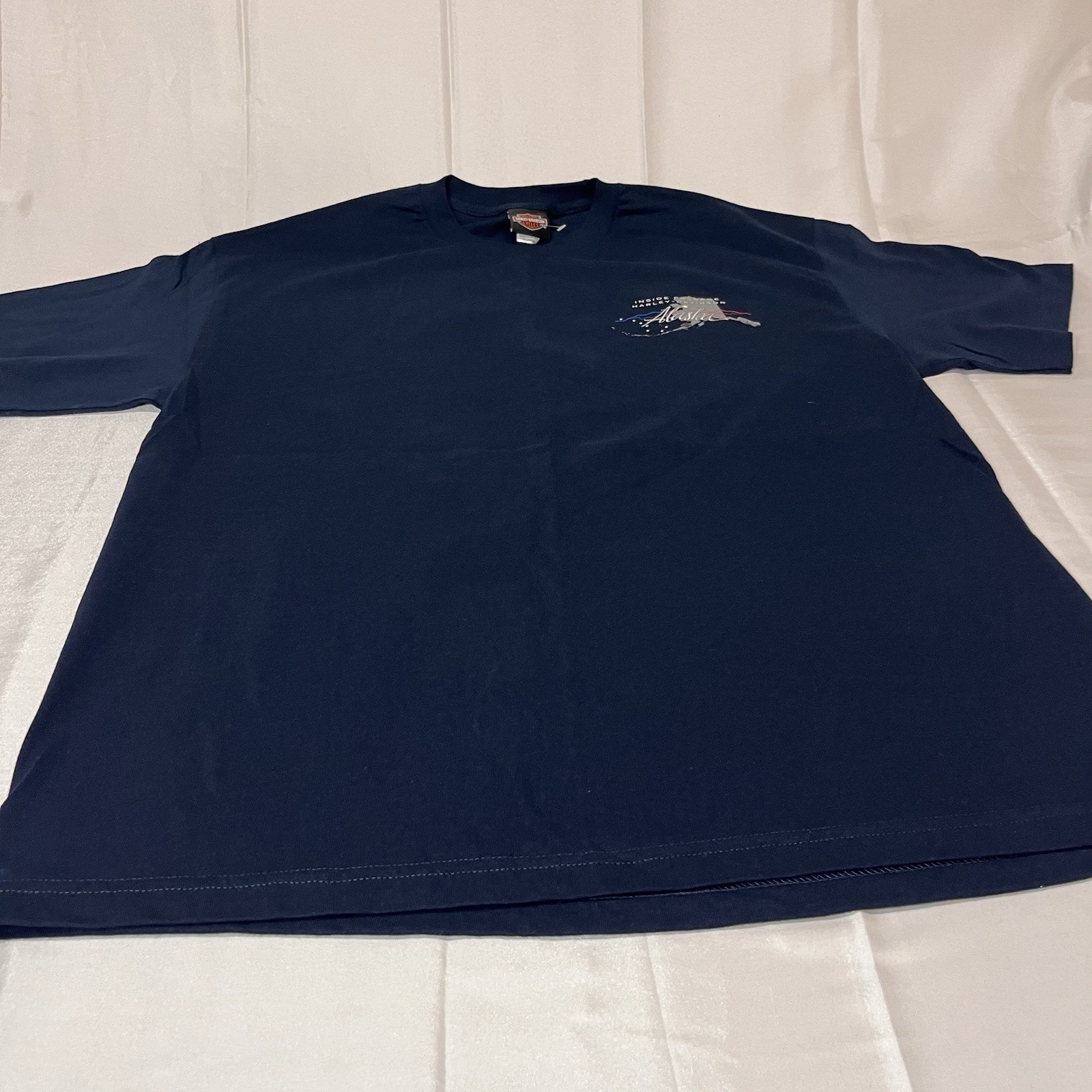 Harley Davidson Inside Passage Ketchikan Alaska Motorcycle T-Shirt NWOT Navy XL