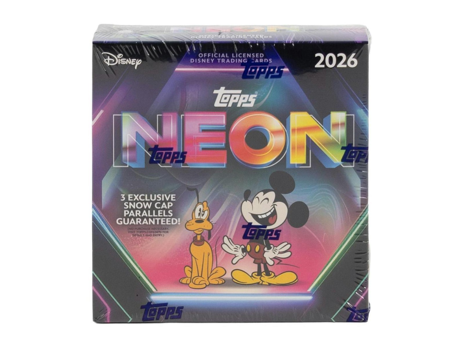 2026 Topps Disney Neon Mega Box Factory Sealed 10 Packs Brand New Wax FT