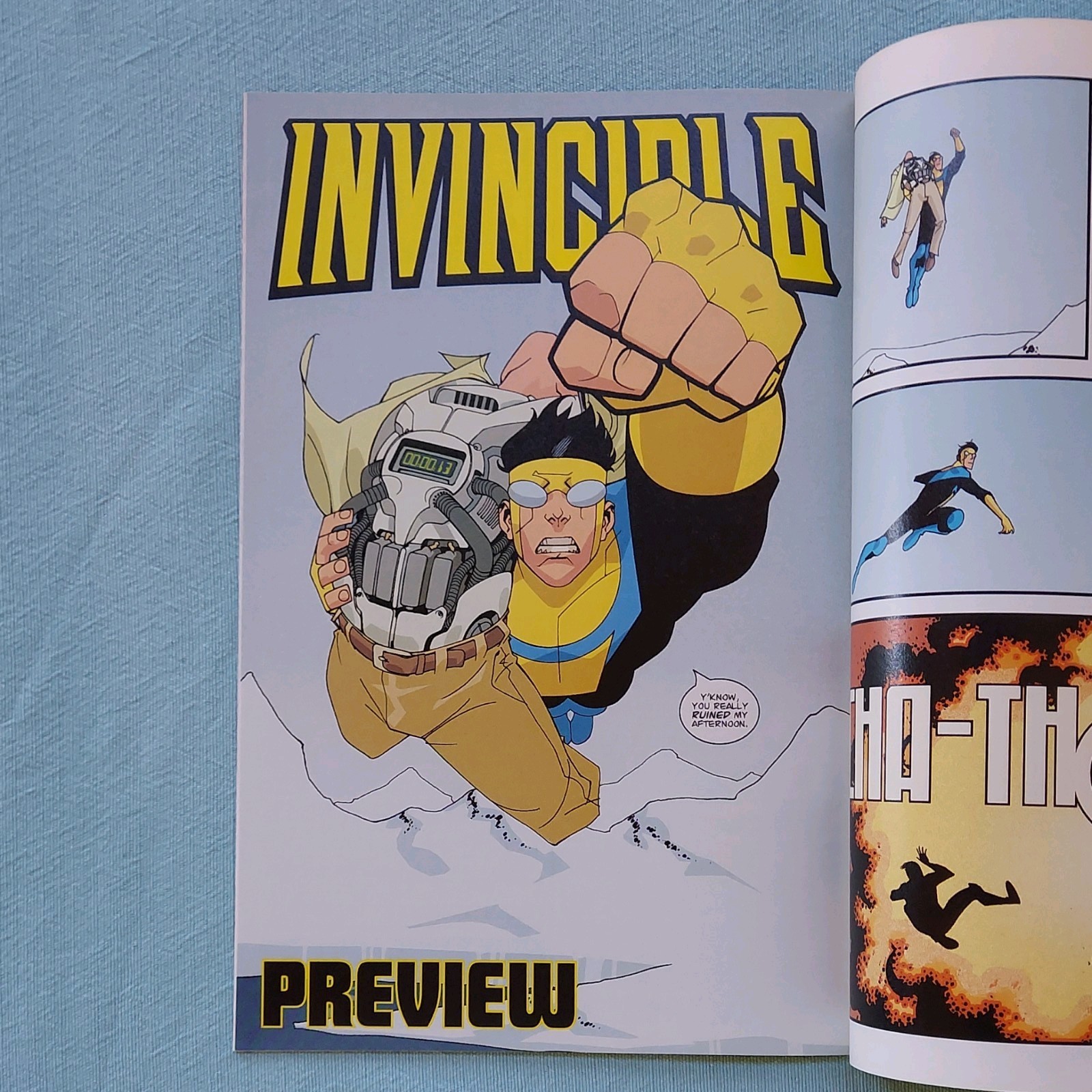 Savage Dragon #102 (2002) Invincible #1 Preview Key Erik Larsen Low Print, HTF