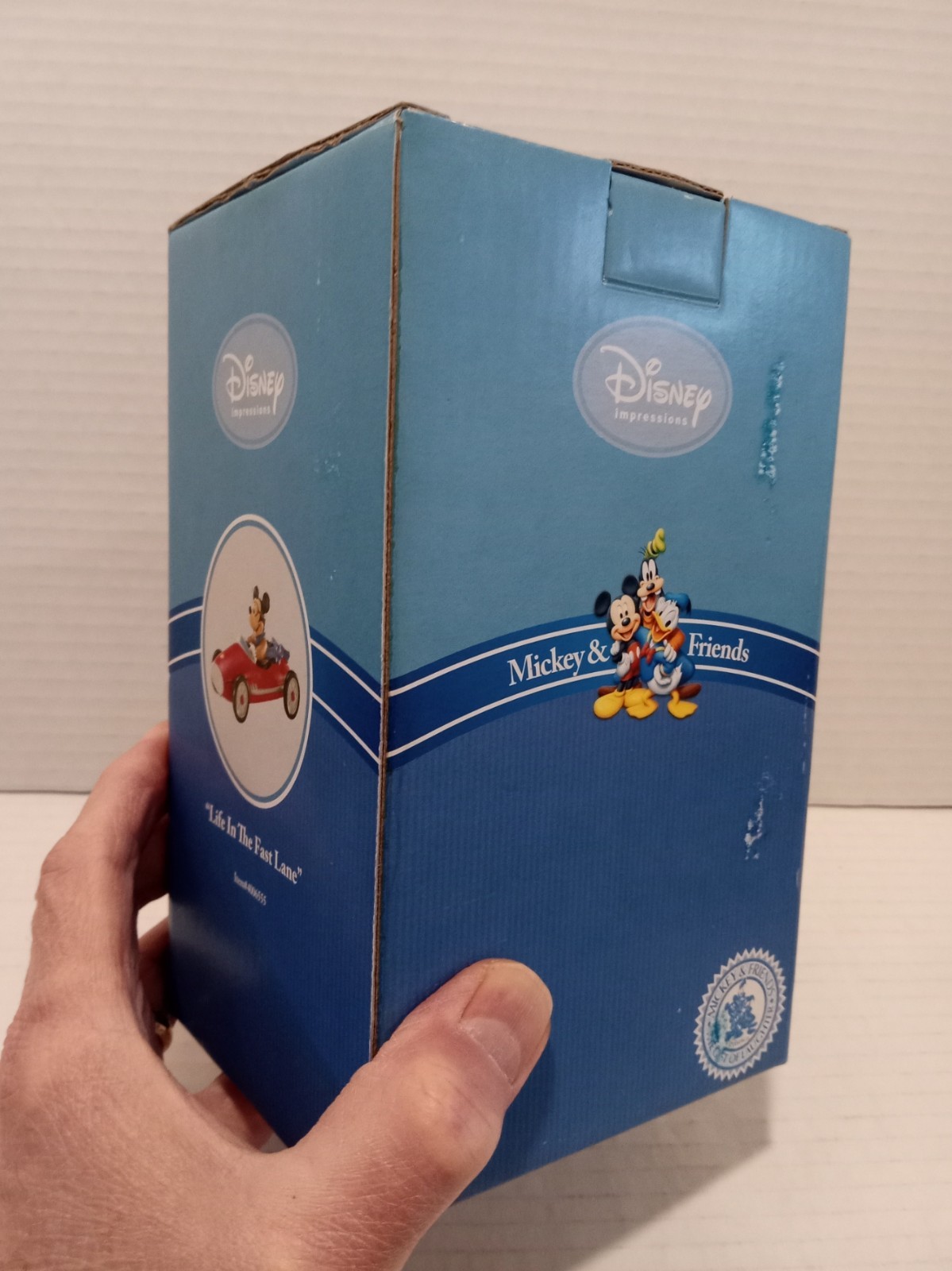 DISNEY IMPRESSIONS – MICKEY & FRIENDS – LIFE IN THE FAST LANE FIGURINE – NEW MIB