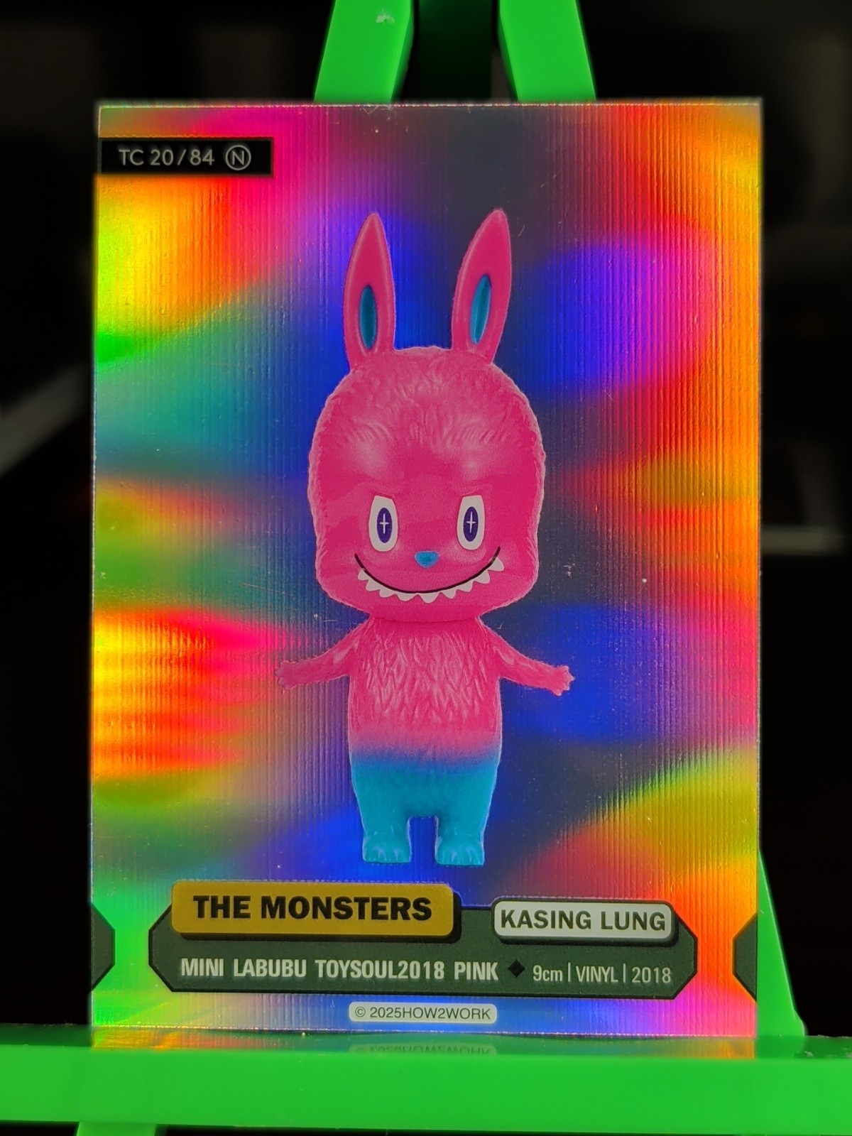 2025 How2Work THE MONSTERS Series 3 “LABUBU TOYSOUL2018 PINK” 20/84 Refractor