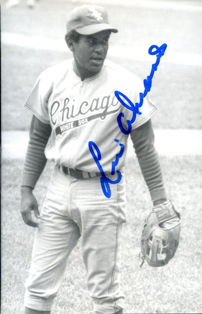 Luis Alvarado (d.) w/Chicago White Sox -signed BAILEY postcard -INPERSON w/ COA