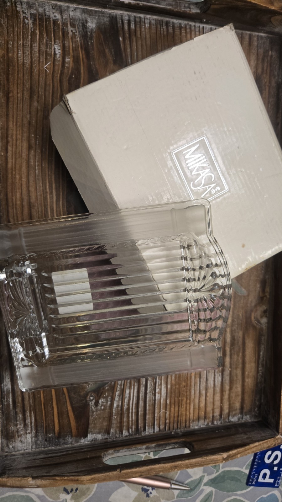 MIKASA CRYSTAL PICTURE FRAME