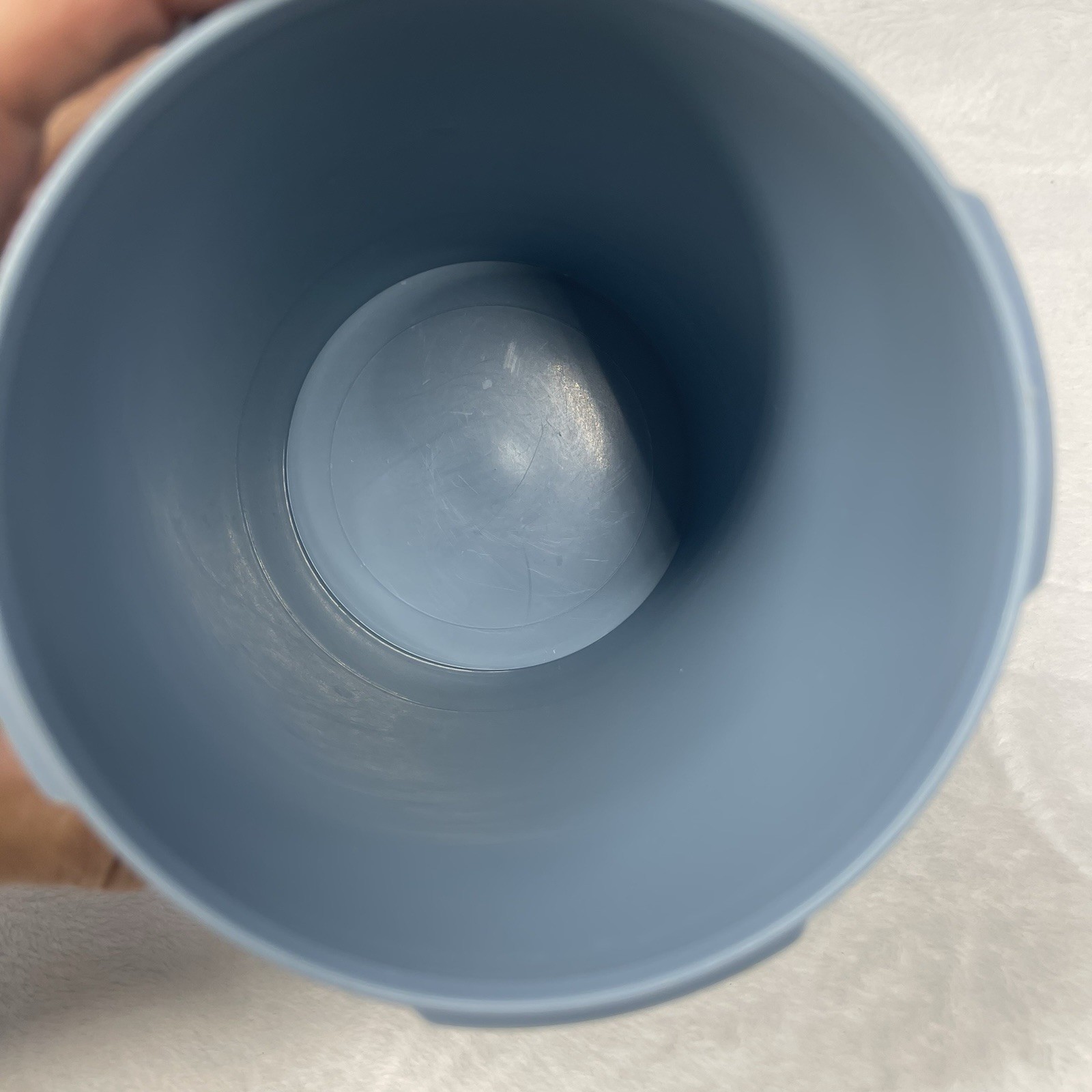 VTG Tupperware Servalier Canister Set 4 Blue Gray Nesting 805 807 809 811