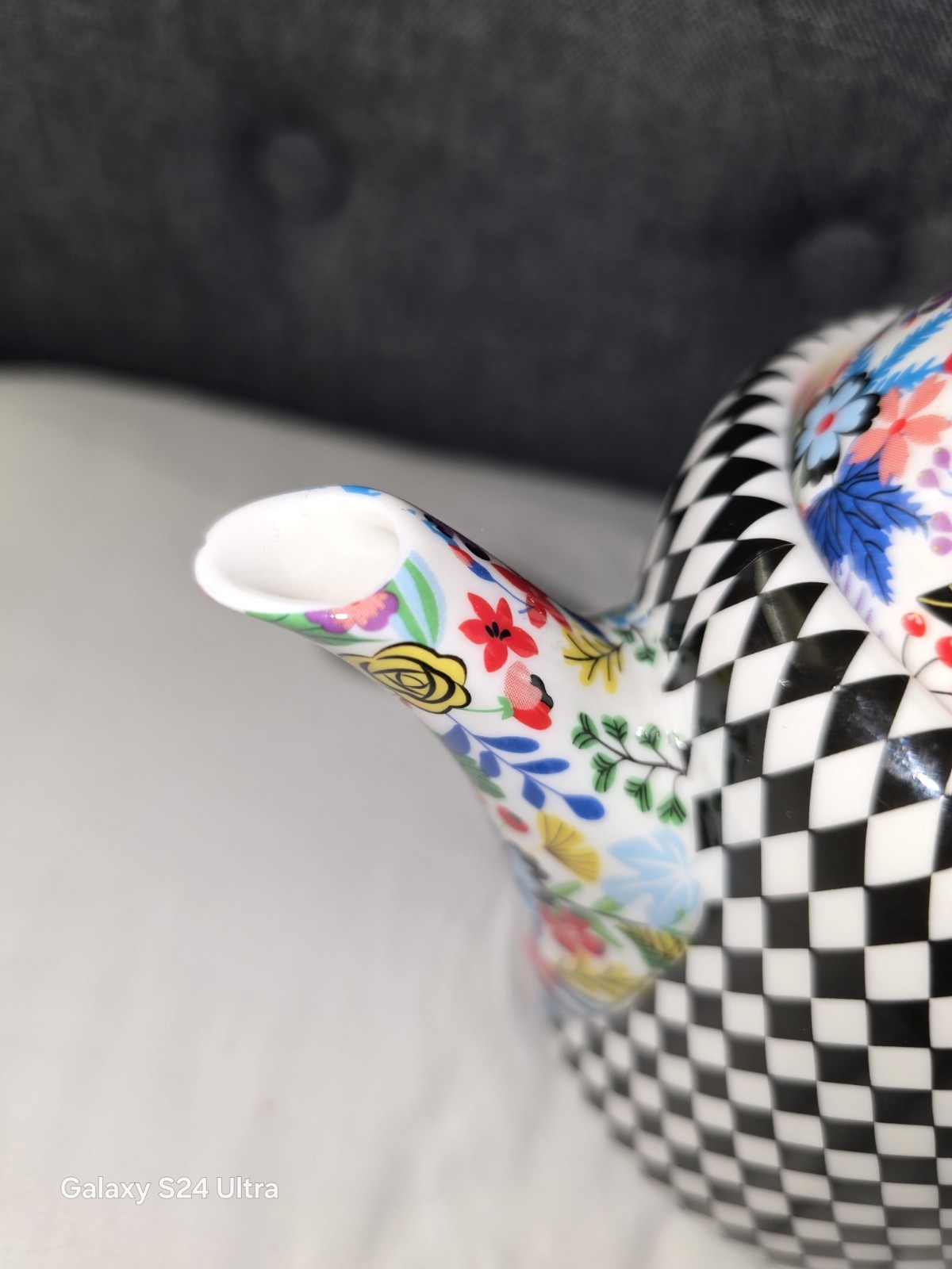 Stechcol Gracie Mad Hatter Bone China Floral Teapot Coastline Imports