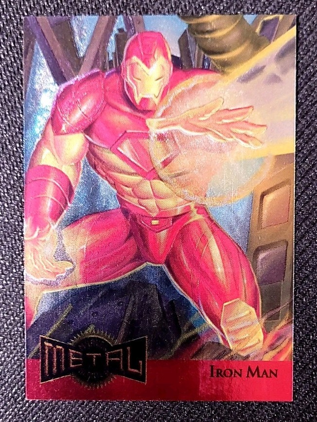 1995 Marvel Metal – LE Metal Blaster Iron Man #7