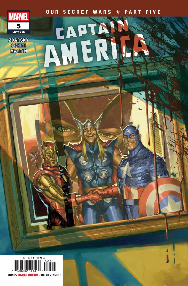 Captain America #5 Main Cover Ben Harvey