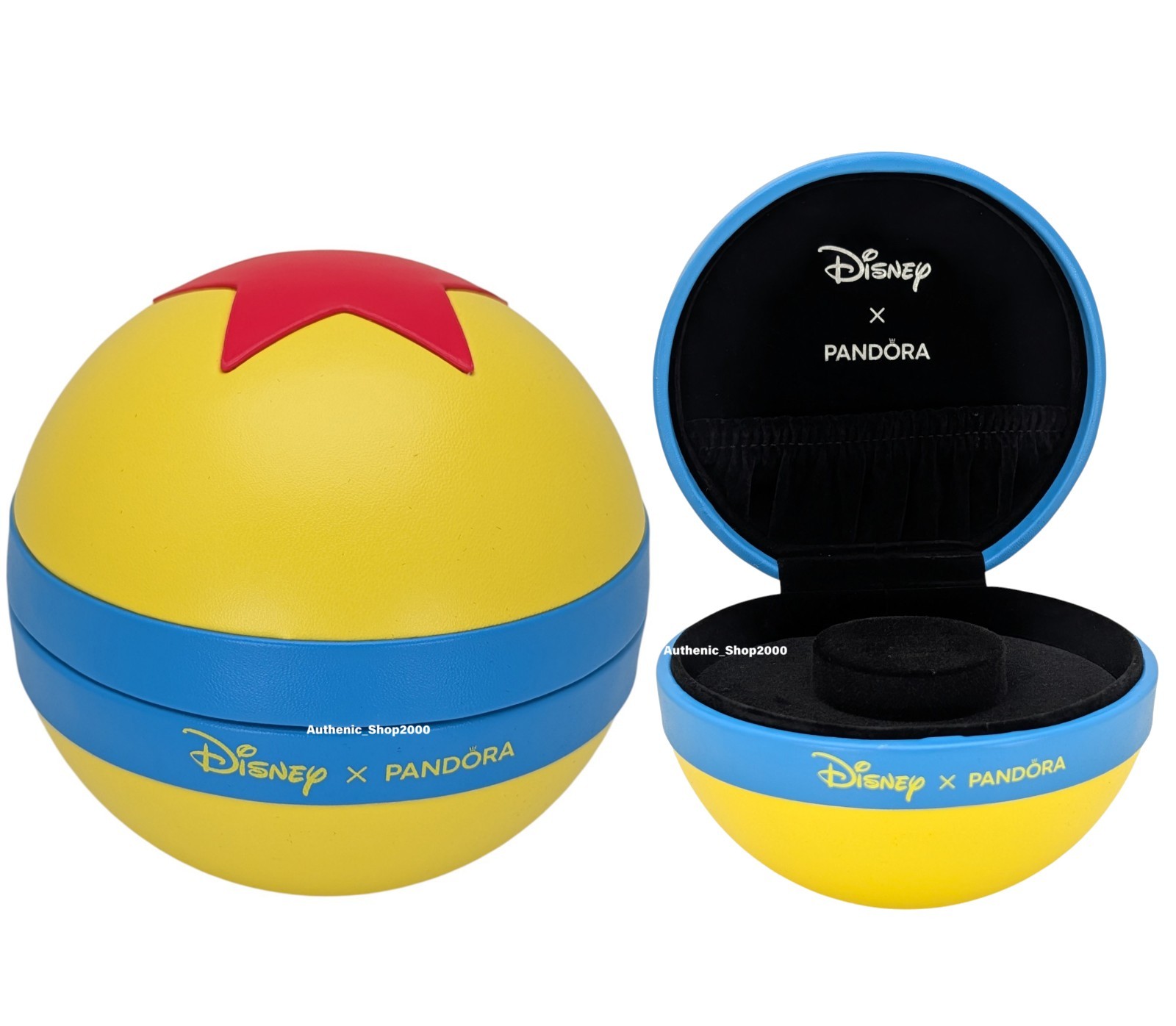 New PANDORA DISNEY Pixar Exclusive Toy Story Jewelry Ball Case, Box Organizer