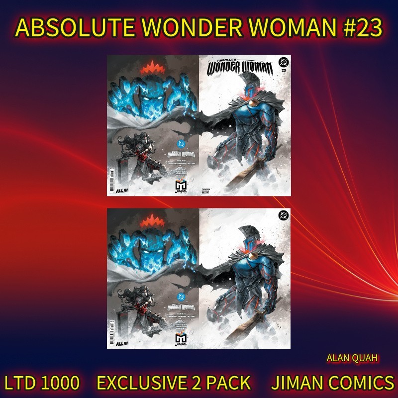 【presale】 ABSOLUTE WONDER WOMAN #23 ALAN QUAH JIMAN COMICS EXCLUSIVE (2PACK)