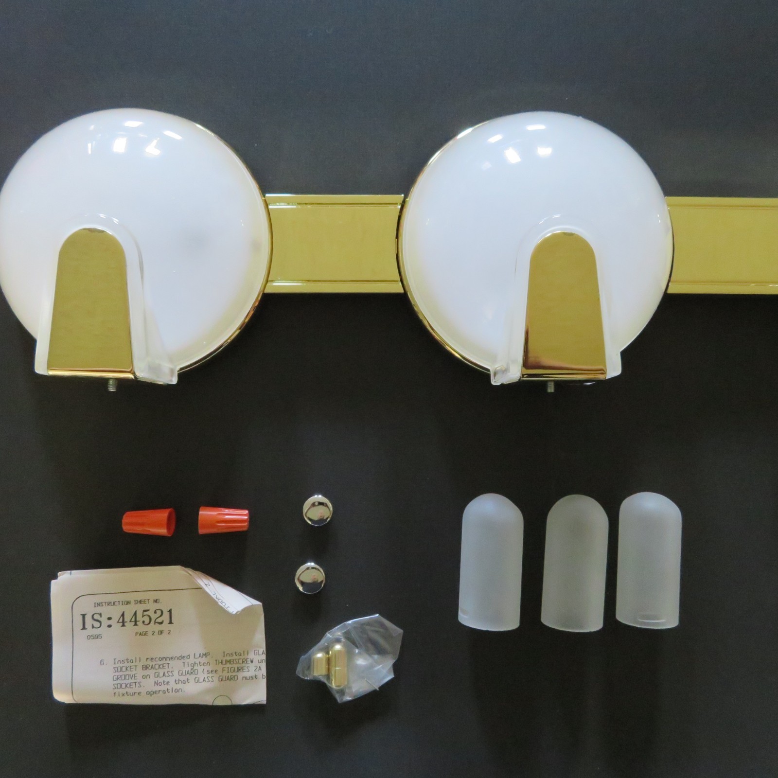 Vanity Light Brass Art Deco Modern