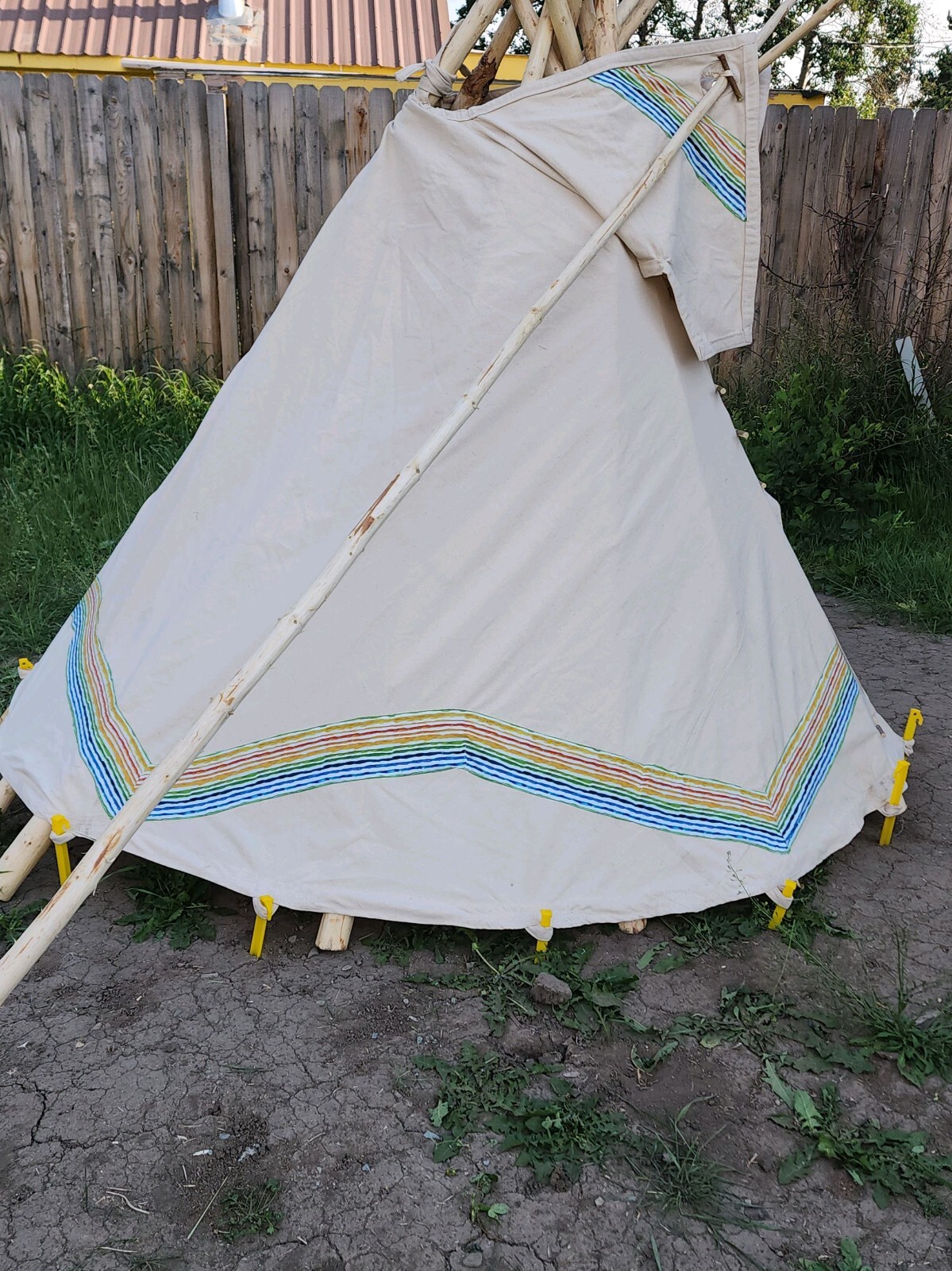 Custom Tipi in Canvas Authentic Native American Camping Lodge with or w/o liners