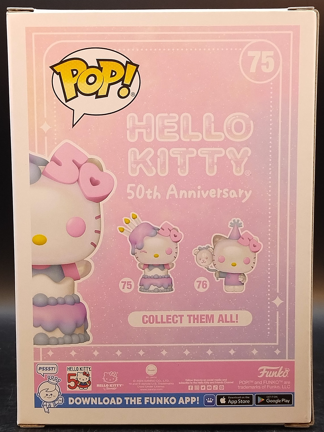 Funko POP! Hello Kitty 50th Anniversary Targetcon Exclusive Diamond #75 NIB