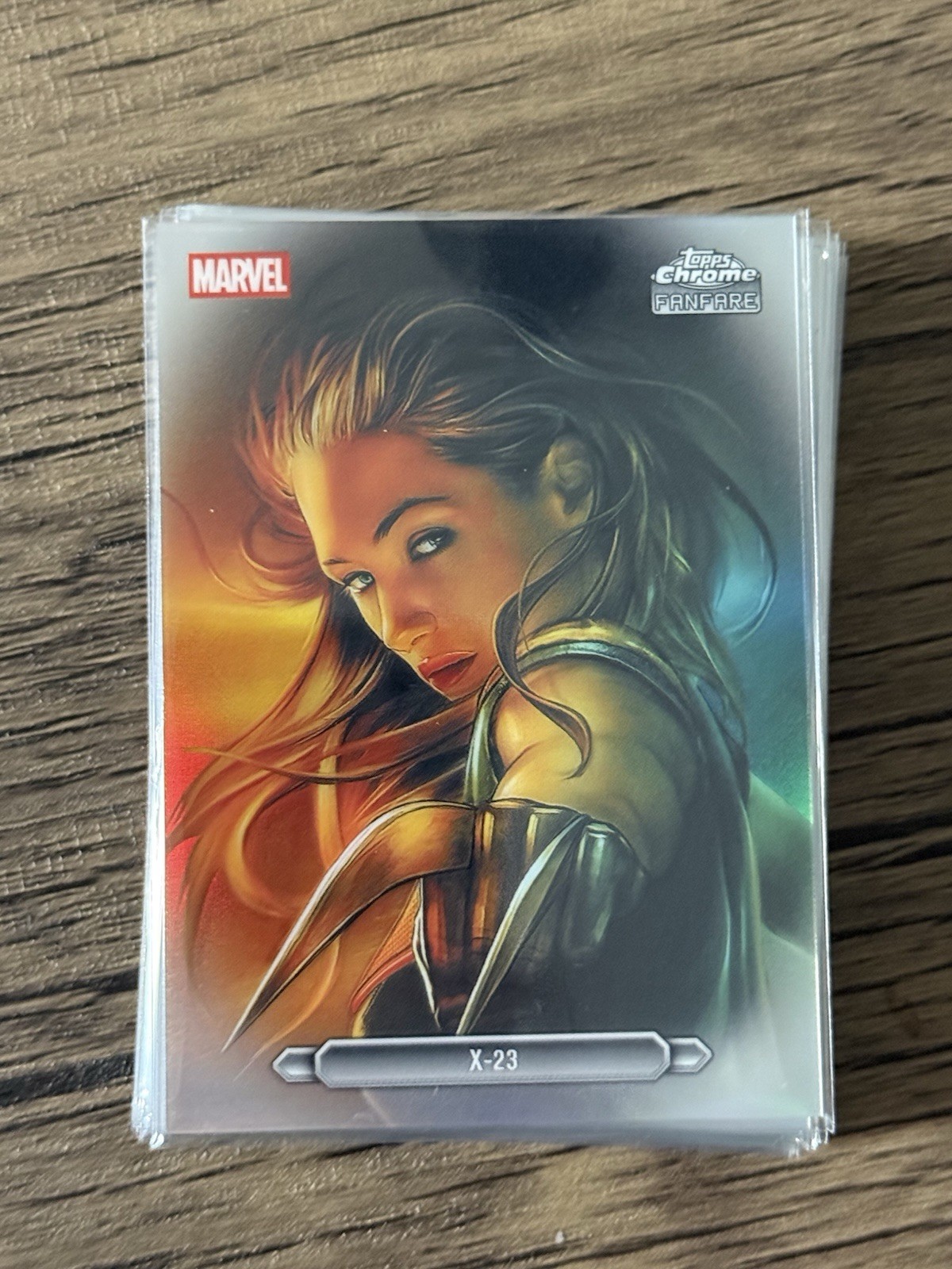 2026 Topps Chrome Marvel X-23 Fanfare Refractor Insert #FF-50