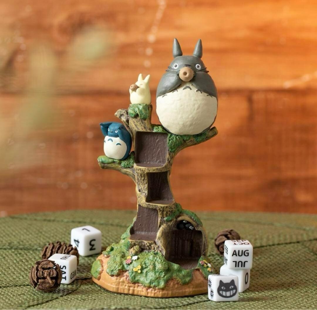 My Neighbor Totoro perpetual calendar Ocarina Concert Studio Ghibli figure NEW