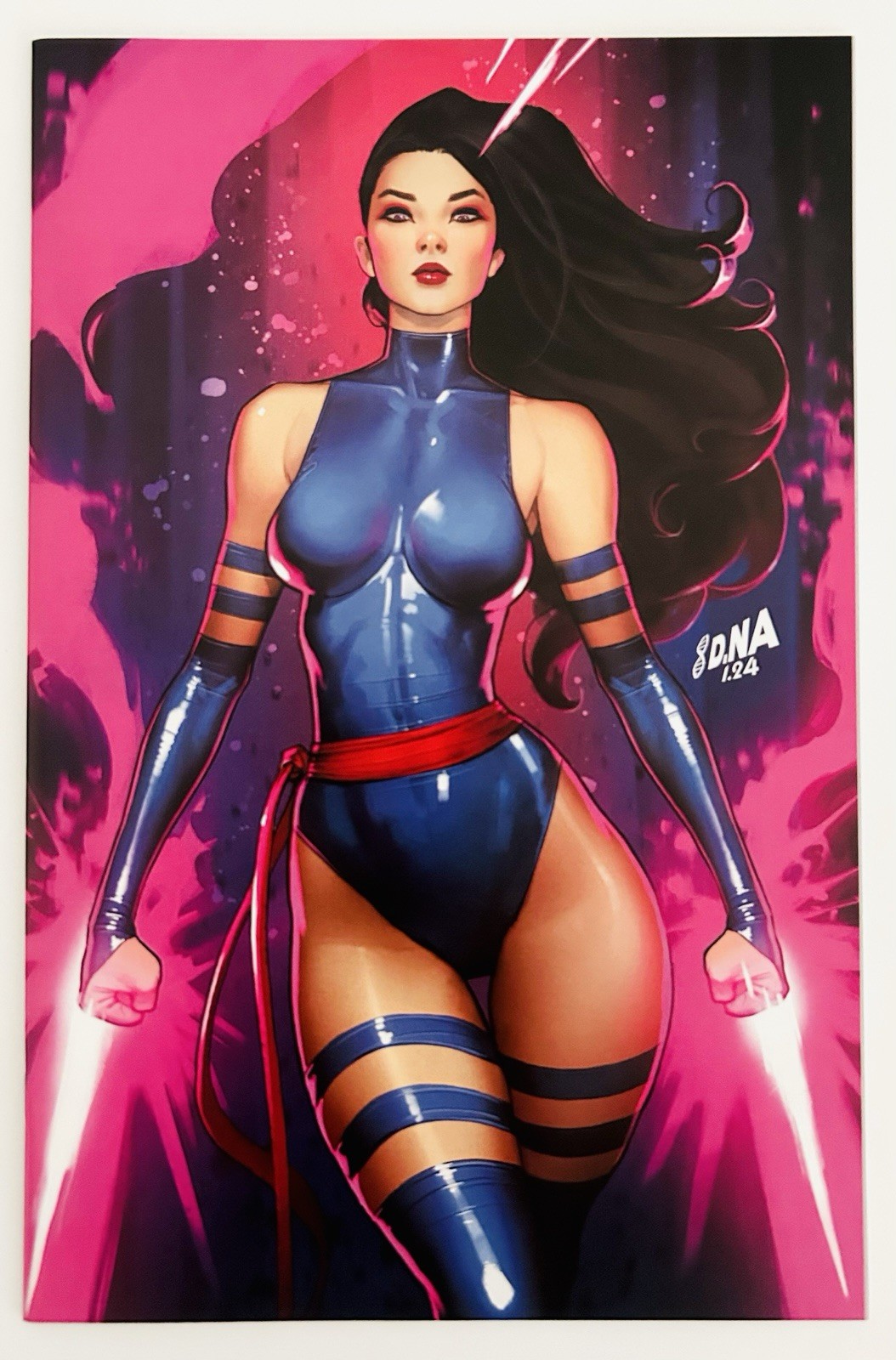 X-Men #32 David Nakayama Psylocke Exclusive Virgin Variant 2024 Marvel Comics