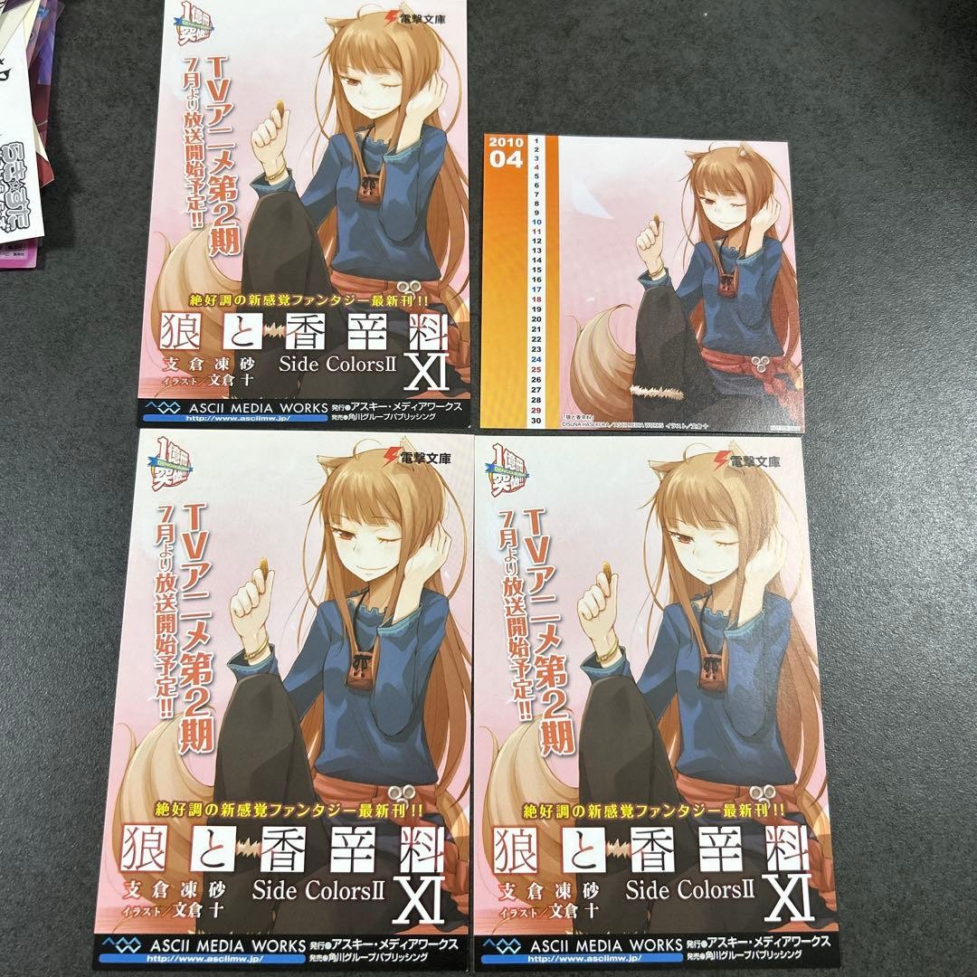 Spice and Wolf Postcard Illustration Card