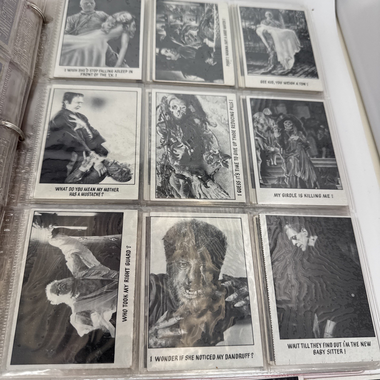 Vintage 1973 Topps Creature Features You’ll Die Laughing 128 Card Set Monster