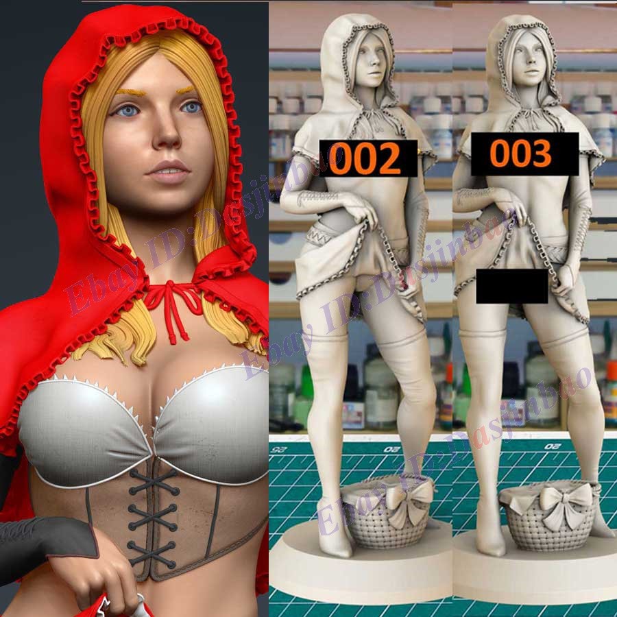 Red Hood 1/12 1/8 1/6 1/4 1/3 1/2 3D Print Model Kit Unpainted Unassembled 3 Ver