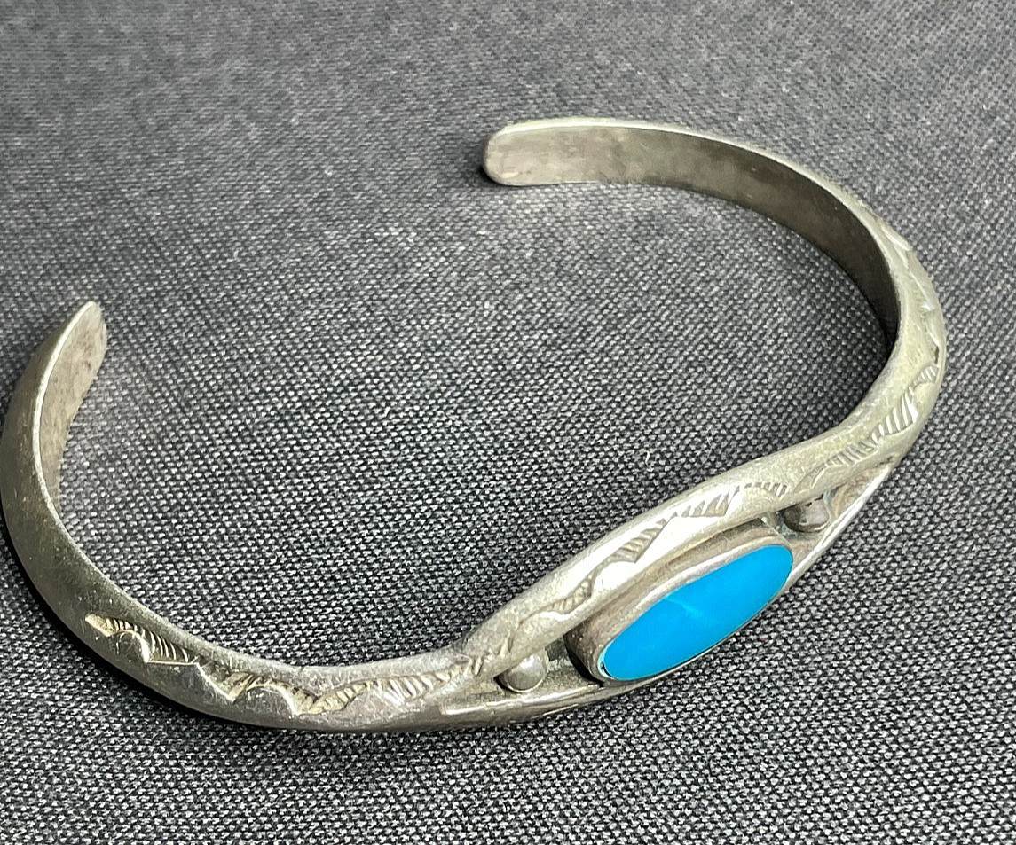 KEE Bracelet Deceased Ivan Dominic Kee 1936-1982 SterlingSilver Turquoise