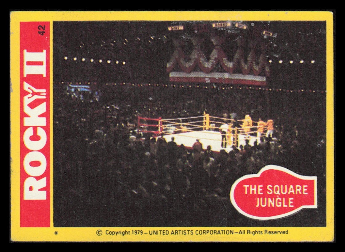 9 1979 Rocky II 2 Movie Trading Cards READ Low Grade Sylvester Stallone -2-