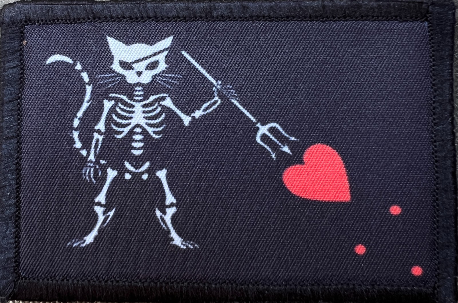 Cat Blackbeard Pirate Flag Morale Patch Tactical ARMY Hook Military USA