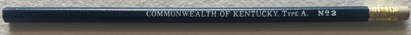 1960 – 1970s Pack of 12 Commonwealth of Kentucky Pencils-For State employee use.