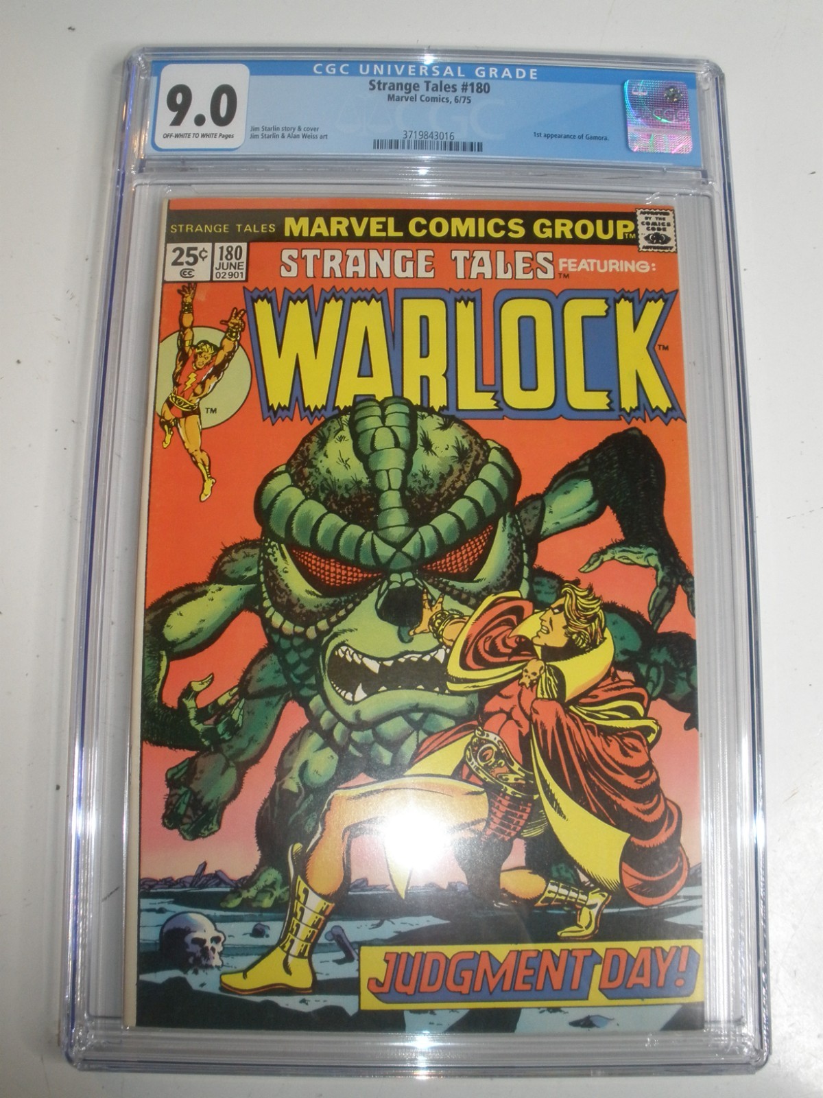 Marvel Comics Strange Tales # 180 CGC 9.0 1st app Gamora