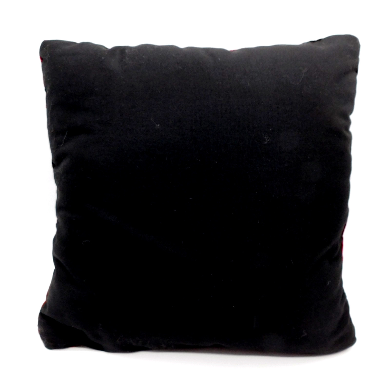 Velvet Patchwork Crazy Quilt Throw Pillow Handmade 12″ x 12″ x 3.75″