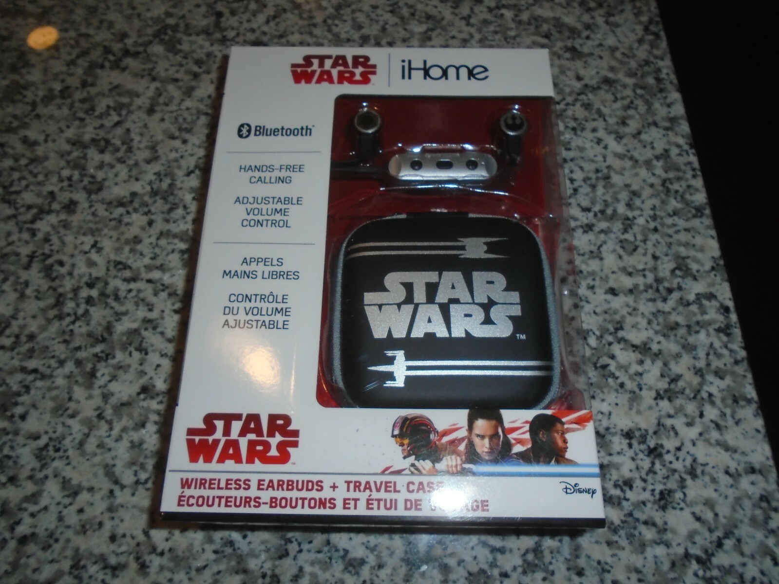 iHOME DISNEY STAR WARS BLUETOOTH WIRELESS EARBUDS WITH CASE – NIP