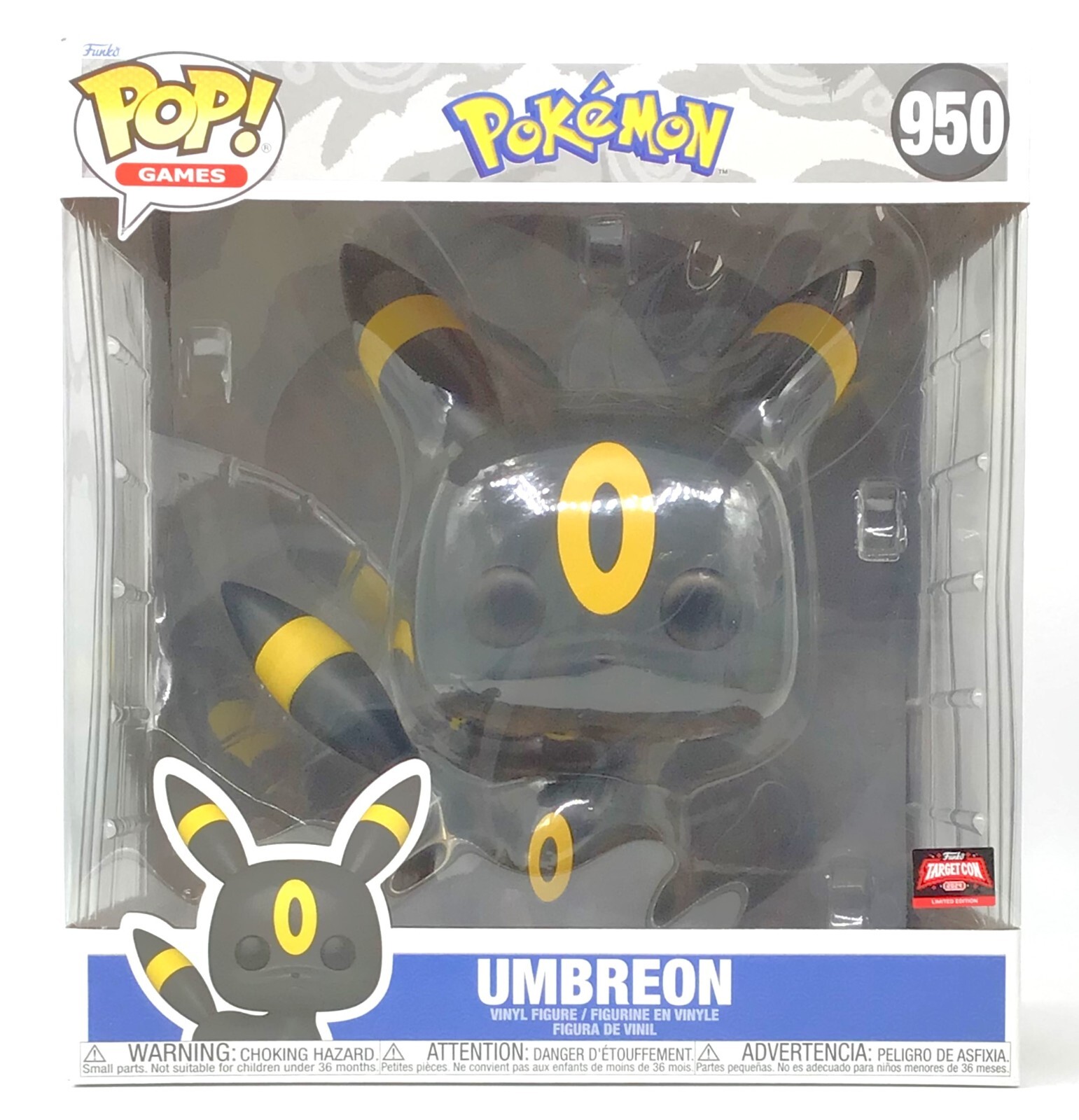 Funko POP! Pokémon 10″ Jumbo Umbreon #950 Target Con Limited Edition