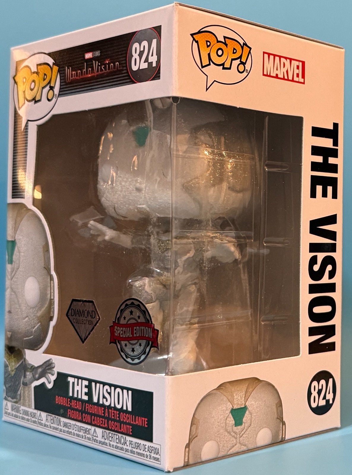 Funko Pop! Marvel Studios Wanda Vision The Vision (Diamond Collection) #824