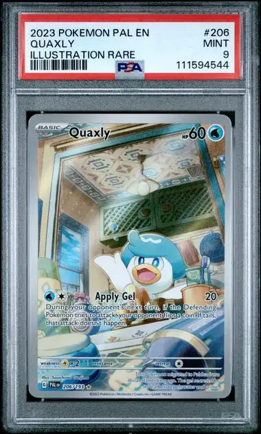 2023 POKEMON PAL EN-PALDEA EVOLVED 206 QUAXLY ILLUSTRATION RARE