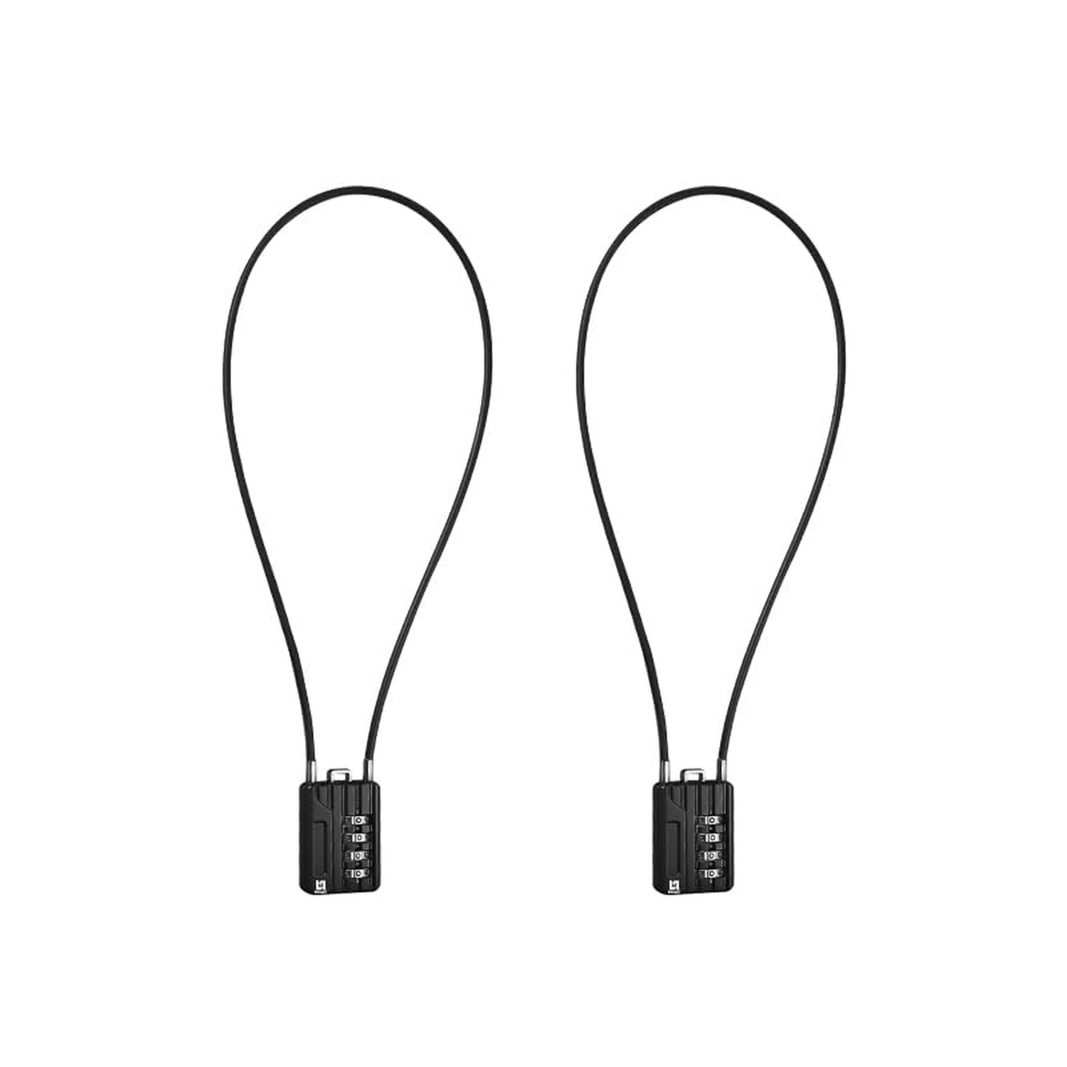 RESET-200 4-Digit Combination Cable Lock, 19.7 in/50cm, 2 Pack | 19.7 in/50cm…