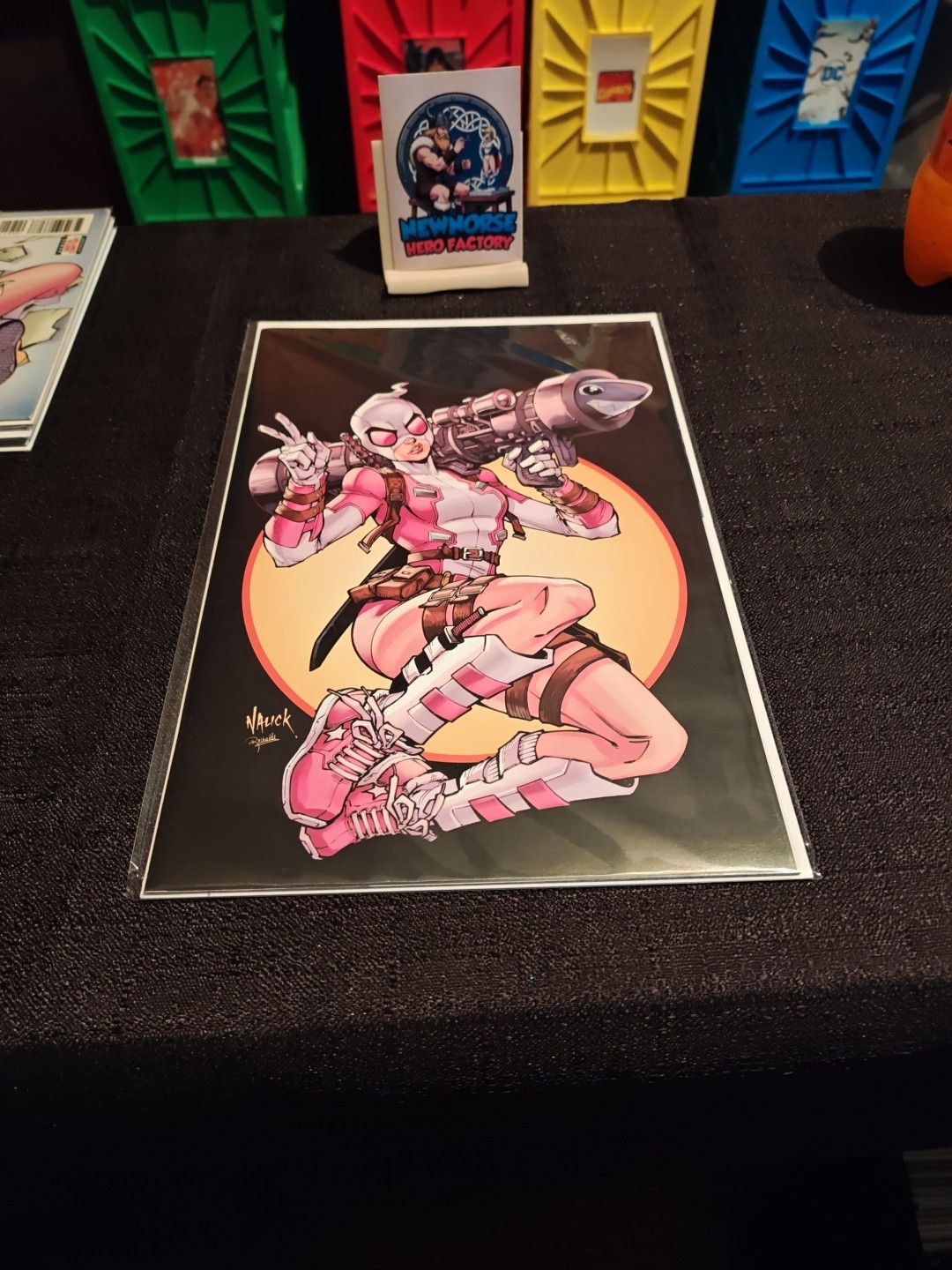 GWENPOOL #1 TODD NAUCK EXCLUSIVE VIRGIN VARIANT LTD 500 COPIES COA DEADPOOL NM+