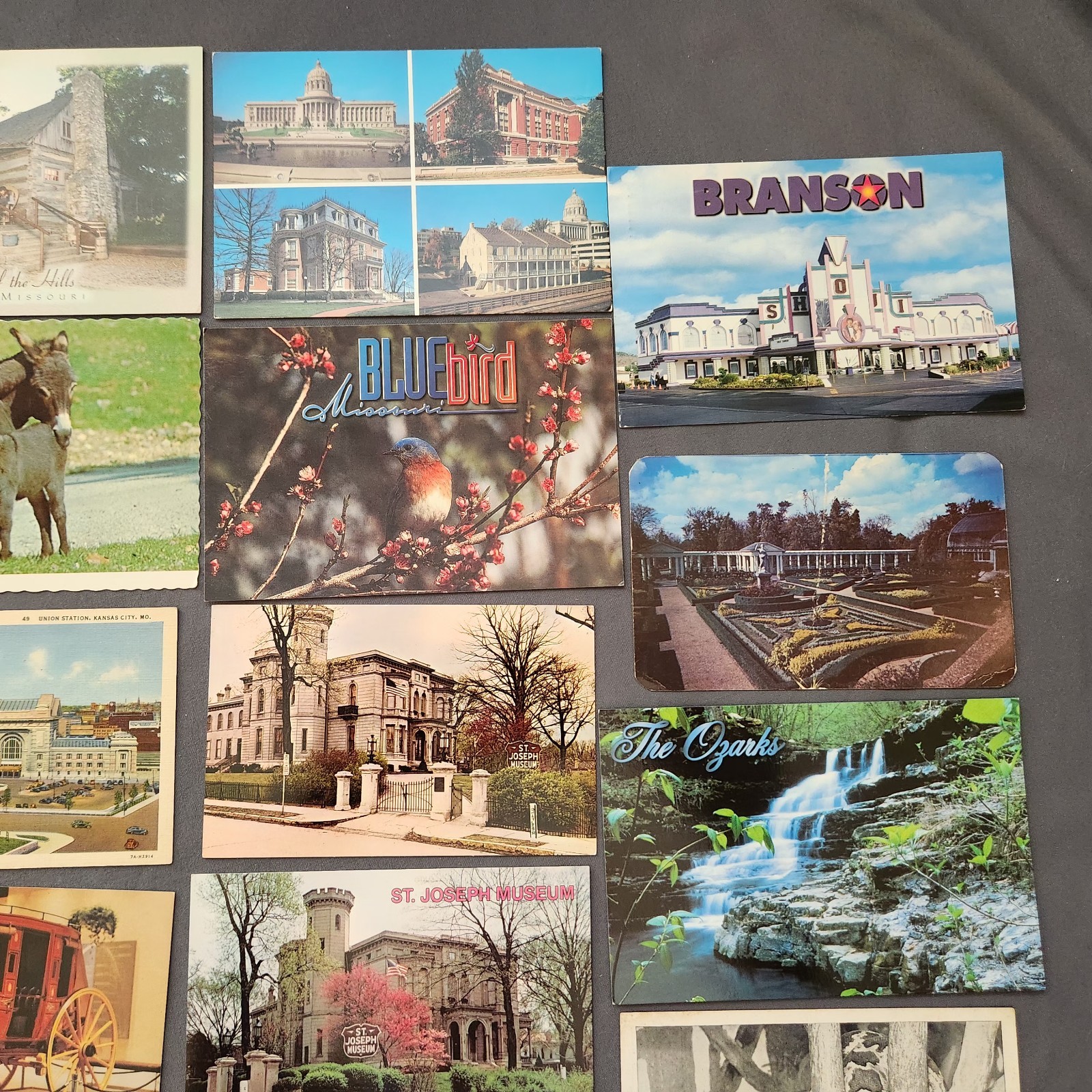Lot of 27 MISSOURI Postcard Wildlife Nature Cities Landmark 1950-2000’s Mix