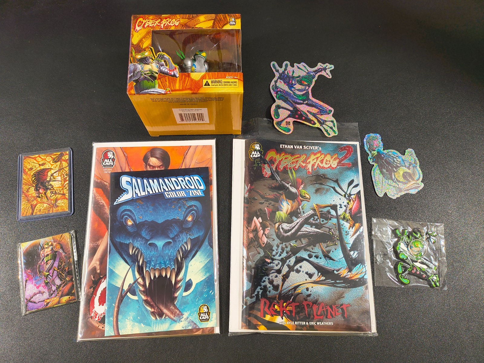 CYBERFROG 2 Rekt Planet CHROMIUM + Promotional Items Set