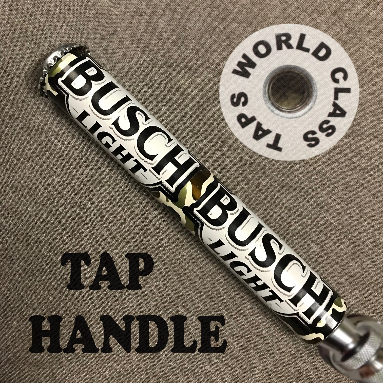 2024 special edition BUSCH LIGHT CAMO beer 7in SLIM draft TAP HANDLE marker