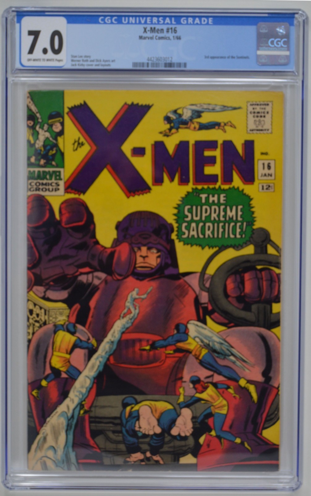 X-Men # 16 (1966) CGC Universal 7.0 OFF-WHITE TO WHITE Pages