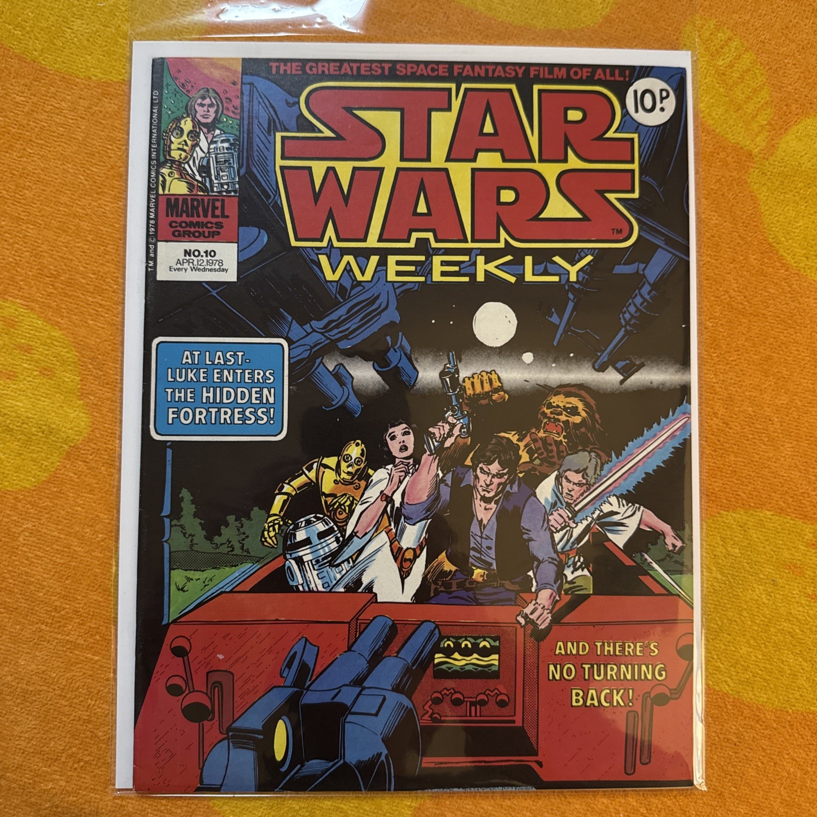 STAR WARS WEEKLY MAGAZINE # 10 UK 1978 ROY THOMAS HOWARD CHAYKIN ALEX NINO