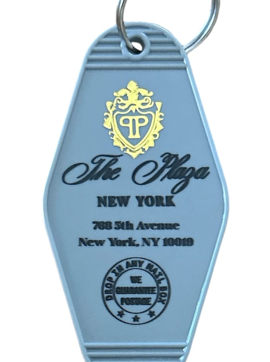 Plaza Hotel New York Key Tag – Classic 1940s Elegance