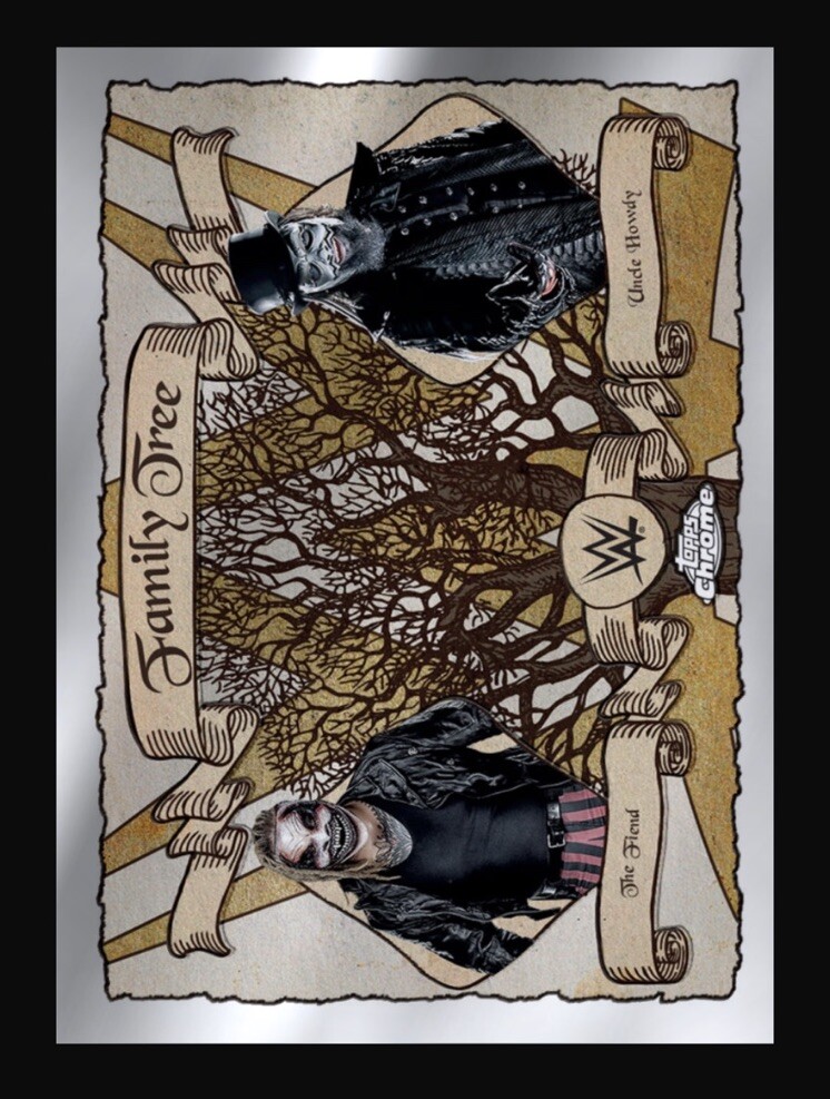 2025 WWE Topps Chrome Family Tree Rare -THE FIEND/UNCLE HOWDY (Slam Digital Card