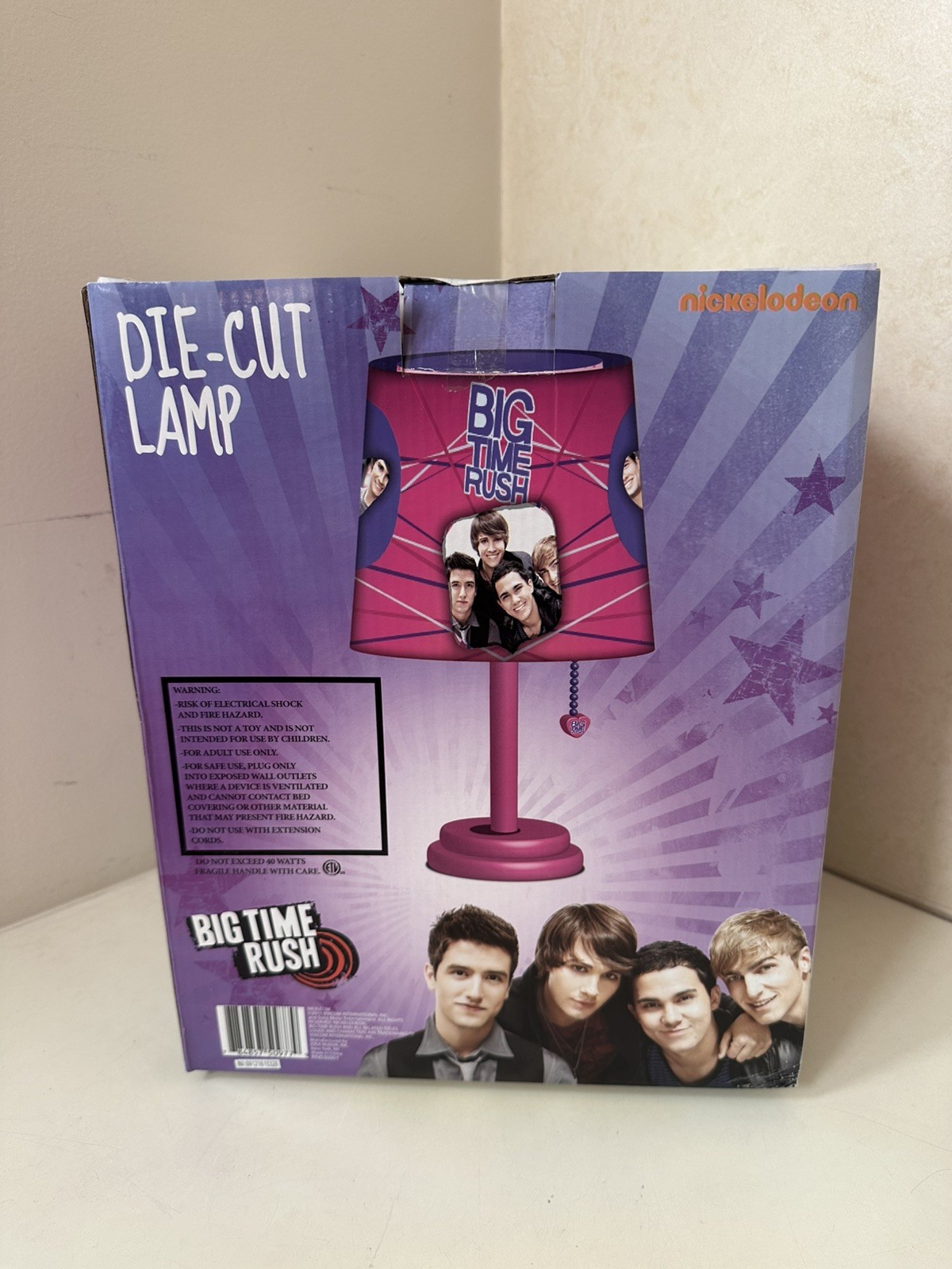 Nickelodeon Big Time Rush Die-Cut Table Lamp