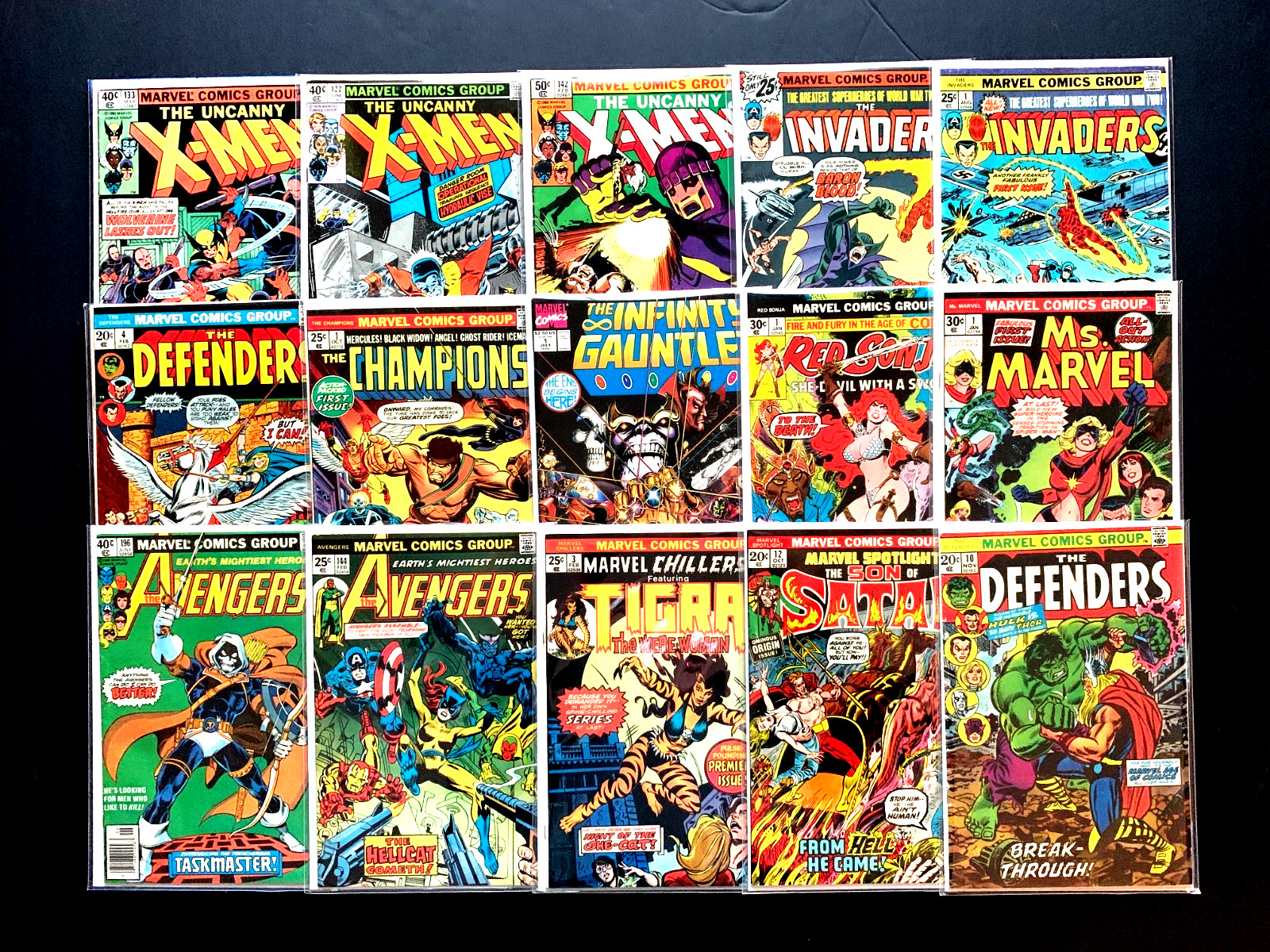 Marvel Comic Book Lot Silver, Bronze and Copper Keys Only (See Description)