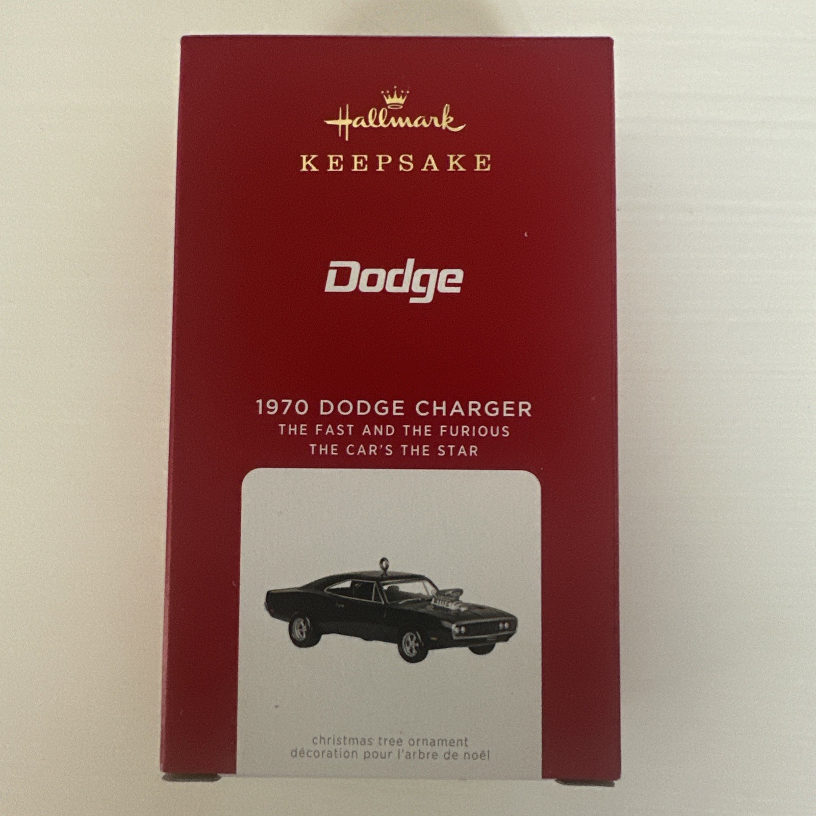 2021 Hallmark 1970 DODGE CHARGER Fast & Furious Ornament