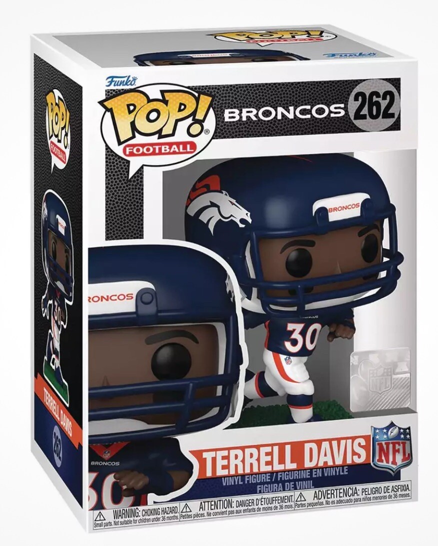 Funko POP! 262 NFL Legends Denver Broncos Terrell Davis Vinyl Figure