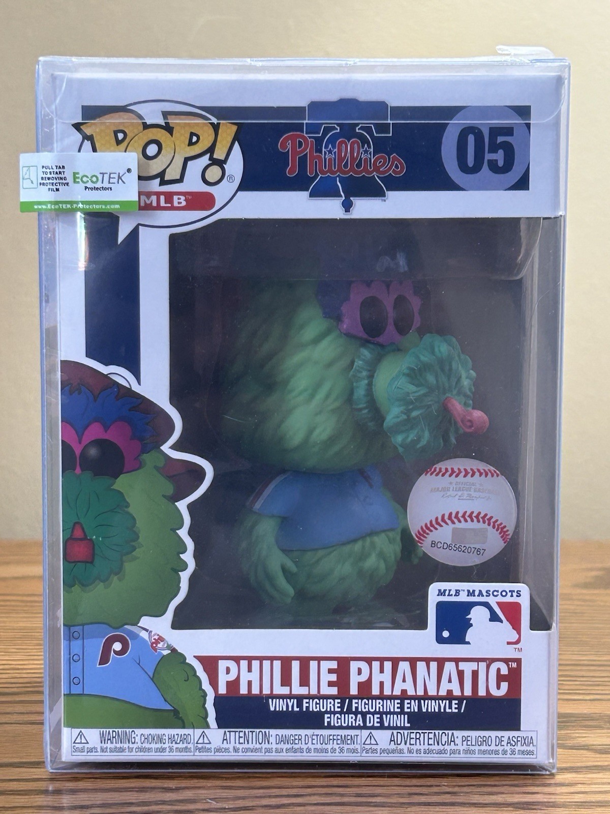 Phillie Phanatic Funko Pop #05 Philadelphia Phillies Vaulted MLB Mascots w/ Case