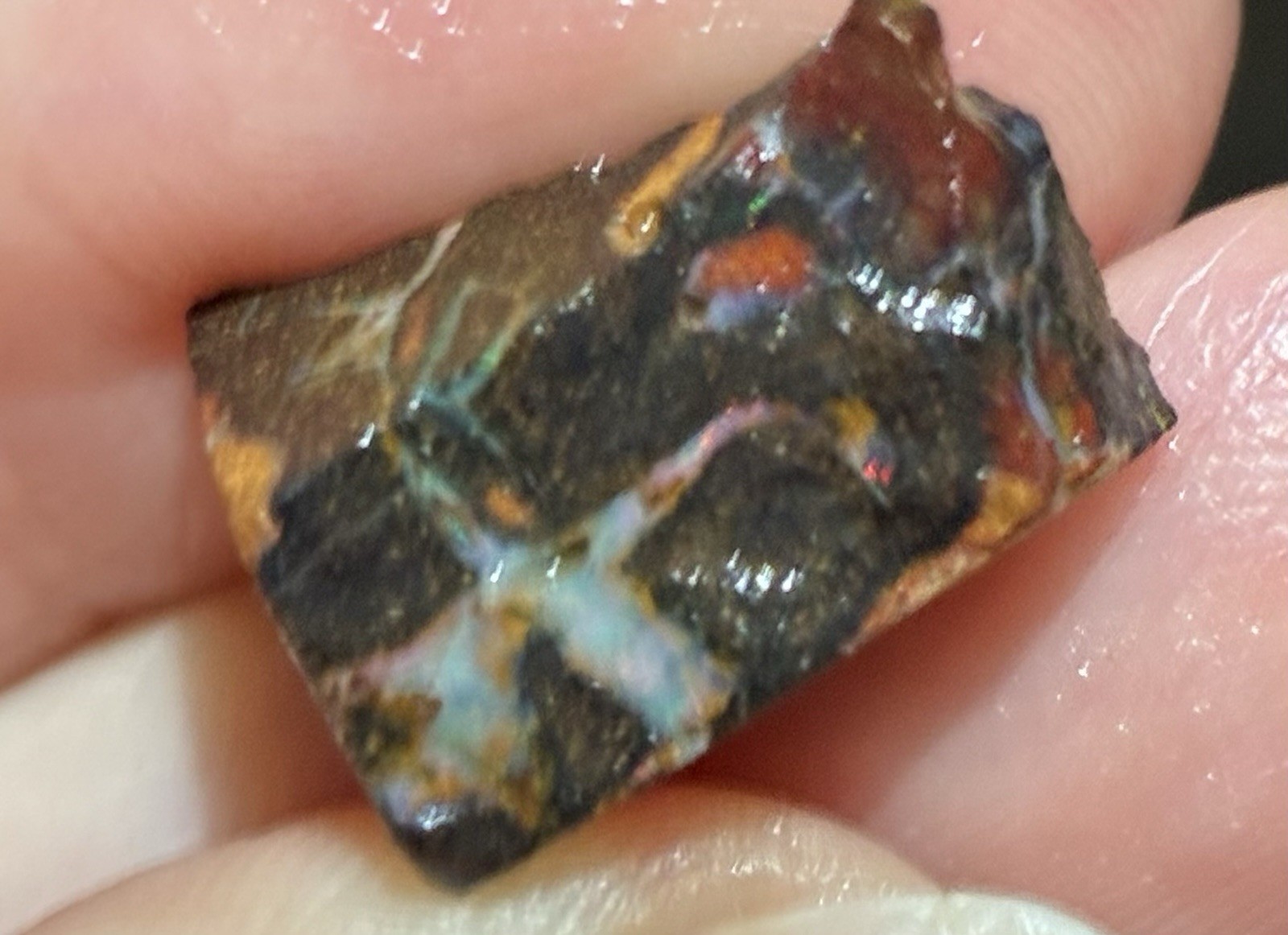 10ct Australian Small Boulder Double Sided Opal Rough Loose Specimen A65