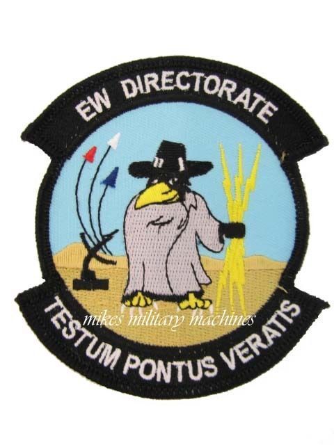 Air Force Black Ops Area 51 Electronic Warfare Directorate EW Military Patch New