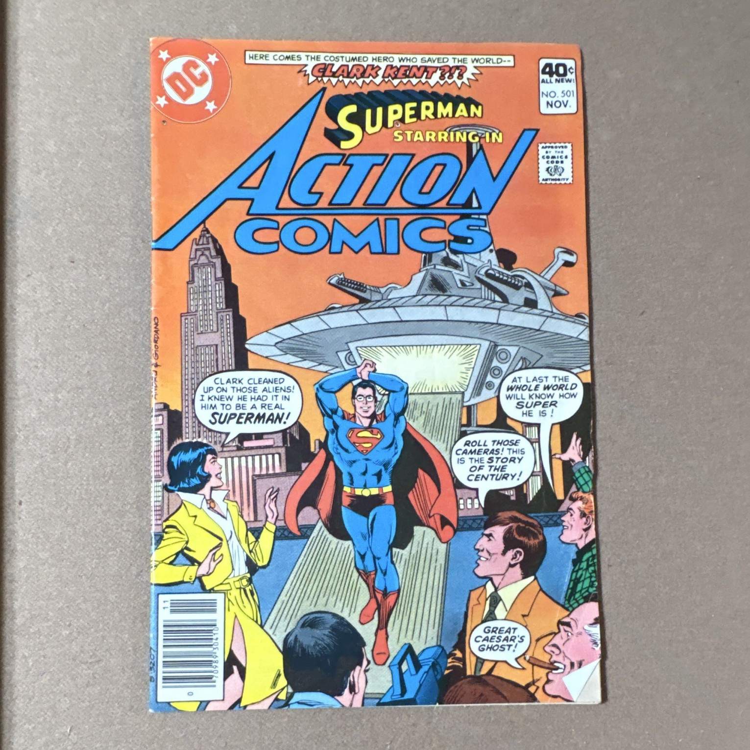 DC Comics Action Comics #501 1979 Bronze Age Superman Clark Kent Superheroes